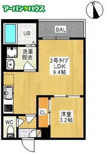REGALEST OKAYAMA【3階】の間取り