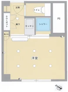 赤坂レジデンシャルホテル【10階】の間取り