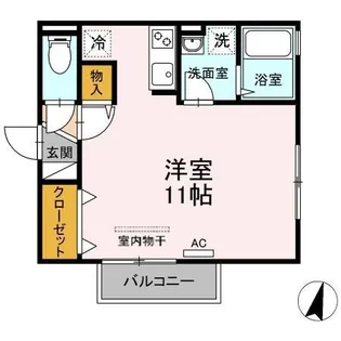 リベルテ B棟【2階】の間取り