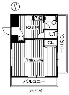 エクセル小茂根【5階】の間取り