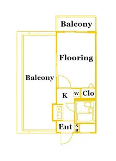 クリオ横浜平沼弐番館【4階】の間取り