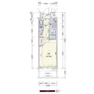 プレサンス上前津プレス【6階】の間取り