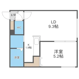 Parente N3(パレンテN3)【4階】の間取り