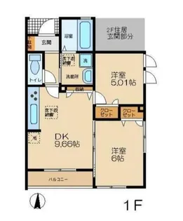 リュミエール【1階】の間取り