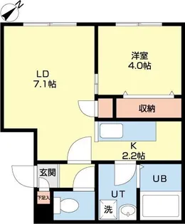 アステールN12【3階】の間取り