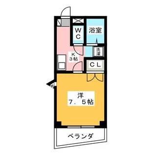 マンションウイング【3階】の間取り
