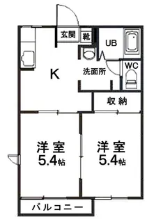 ディアス オーロ【1階】の間取り