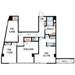 エステート梅島II【2階】の間取り