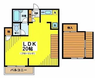 オラージュ【2階】の間取り