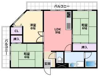 ホワイトビル【3階】の間取り