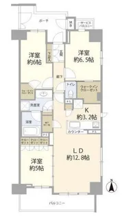 サングランデ千住大橋【9階】の間取り