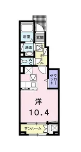 サクラメント・スクエア B【1階】の間取り