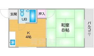 ハイムヤマウチ【3階】の間取り