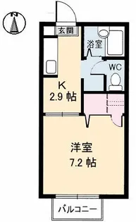サンホープ21【1階】の間取り