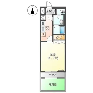 Grandir【2階】の間取り