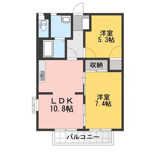 セフィーラ小島【1階】の間取り