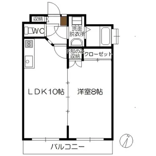 グランカーサ宮内【2階】の間取り