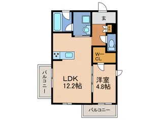 Via Sole Nanyou【2階】の間取り