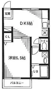 ういずゆう玉川【2階】の間取り