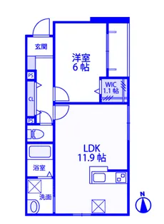プレジオ高津【2階】の間取り
