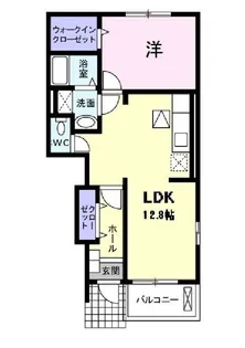 サンテラス・ミッチィーII【1階】の間取り