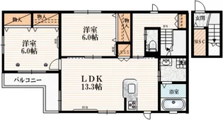 Famil武蔵野【2階】の間取り