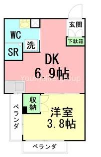 ヴィラ オペラ【2階】の間取り
