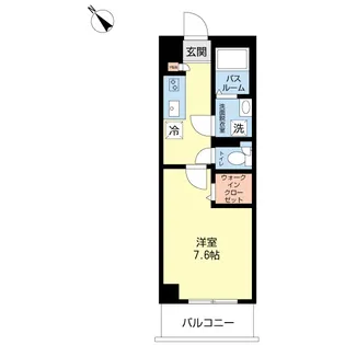 リベルテ甲州街道【4階】の間取り