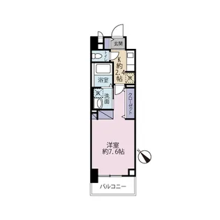 アビタシオン グランデ【1階】の間取り