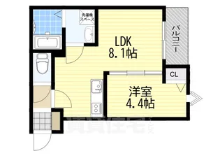 kit石橋阪大前【3階】の間取り