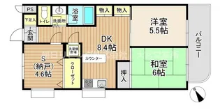 ビューパレー桶川東【4階】の間取り