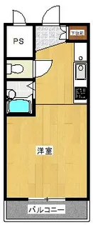 ライオンズマンション中之島【3階】の間取り