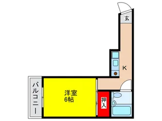 シャロゥズ イン 中瀬【2階】の間取り