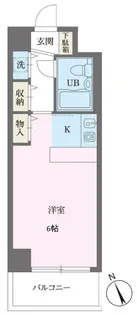ジュネパレス松戸第94【1階】の間取り