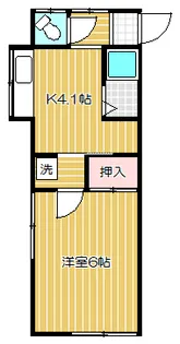 岩井荘【2階】の間取り