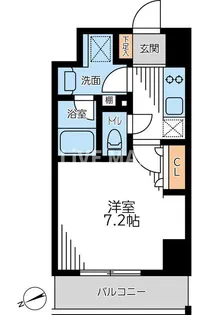 ローレルタワールネ浜松町【4階】の間取り