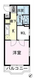 R-1 TOKURA【3階】の間取り