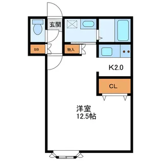エルムII【2階】の間取り