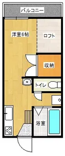 プチメゾン若葉C【2階】の間取り