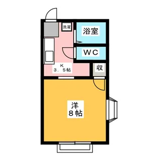 アーバンテラス深澤A【1階】の間取り