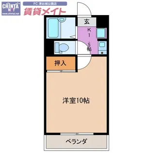 パレスショーワ【2階】の間取り