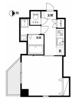 月村マンションNo.23【4階】の間取り
