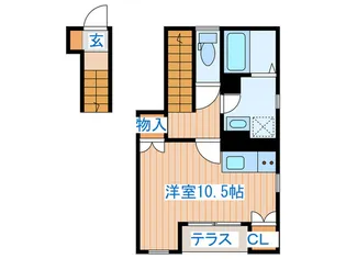 metsa 西新丁【2階】の間取り