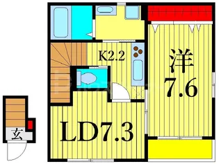 GUN’s House【2階】の間取り