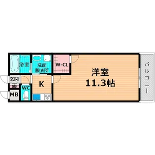 グレイスパルコート【4階】の間取り