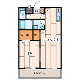 スカイビレッジ【1階】の間取り
