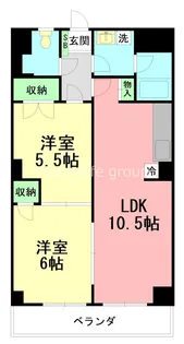 にいやビル【3階】の間取り