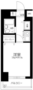 アドリーム千駄木【9階】の間取り