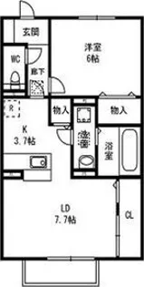 アゼリア(かすみがうら)【2階】の間取り