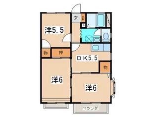 アミ-ゴ湘南【2階】の間取り
